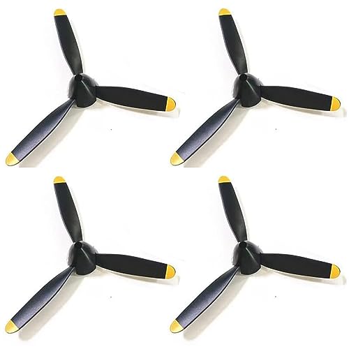 JIAFANRC Propeller P7611204 Komplettset mit 3 Klingen für Volantex RC Flugzeug 761-12 Spitefire 400 mm/761-15 Zero, 4 Sets JIAFANRC Propeller P7611204 Komplettset mit 3 Klingen für Volantex RC Flugzeug 761-12 Spitefire 400 mm/761-15 Zero, 4 Sets von JIAFANRC