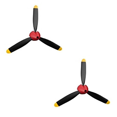 JIAFANRC Propeller P7611304 Komplettset mit 3 Flügeln für Volantex RC Flugzeug 761-13 P40, 400 mm, 2 Stück JIAFANRC Propeller P7611304 Komplettset mit 3 Flügeln für Volantex RC Flugzeug 761-13 P40, 400 mm, 2 Stück von JIAFANRC