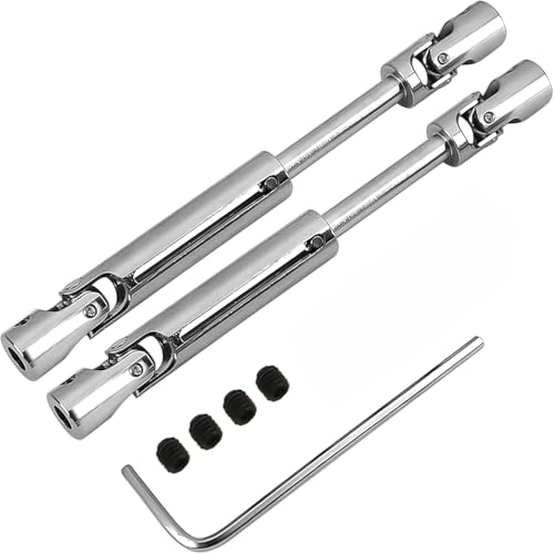 Universal RC Antriebswelle 70mm-93mm mit Wellenhülse kompatibel mit MN-Modell MN82 LC79 MN78 1/12 RC Crawler Car Upgrade Parts von JIAFANRC
