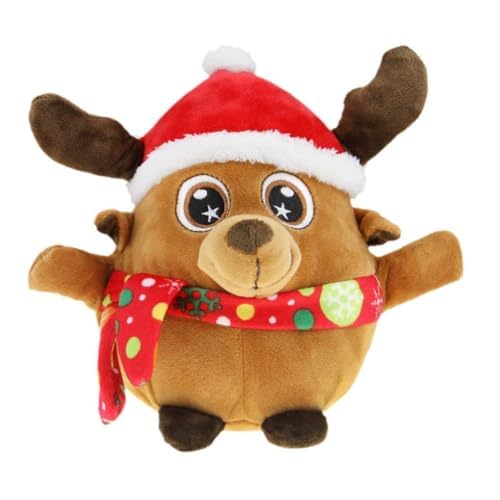 JIAHG LED Musikalische Gefüllte Elch Stofftiere Leuchtender und Singender Plüschtiere Plüschpuppe Plüsch Rentier Spielzeug Weiche Kuscheltier Spielzeug Weihnachten Dekoration für Kleinkinder Mädchen JIAHG LED Musikalische Gefüllte Elch Stofftiere Leuchtender und Singender Plüschtiere Plüschpuppe Plüsch Rentier Spielzeug Weiche Kuscheltier Spielzeug Weihnachten Dekoration für Kleinkinder Mädchen von JIAHG