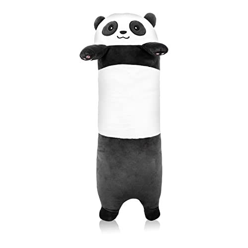 JIAHG Niedlich Plüschtier Plüschspielzeug Lange Panda Kissen Wurfkissen Schlafkissen weicher Kuscheltiere Stofftiere Puppe Körperkissen Sofakissen Geschenke für Kinder von JIAHG