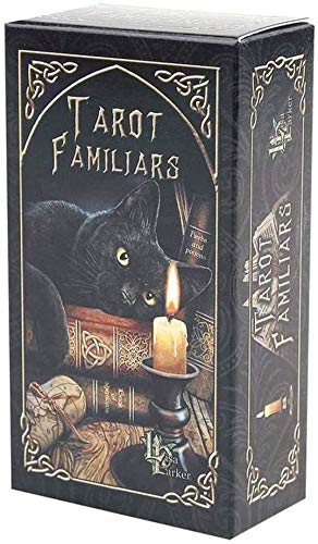 JIALI Tarot Familiars Illustriert von Nemesis Now Lisa Parker, 78 Karten Deck mit Mehrsprachige Anleitung von JIALI