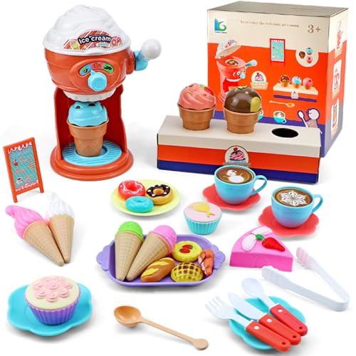 JIAMIAN EIS Spielzeug für Kinder, 38 Pcs Zubehör für Kinderküche, Nehmen Sie auseinander Kunststoff Lebensmittel EIS Spiel Set Zubehör für Kinder, für mehr ab 3 Jahren JIAMIAN EIS Spielzeug für Kinder, 38 Pcs Zubehör für Kinderküche, Nehmen Sie auseinander Kunststoff Lebensmittel EIS Spiel Set Zubehör für Kinder, für mehr ab 3 Jahren von JIAMIAN