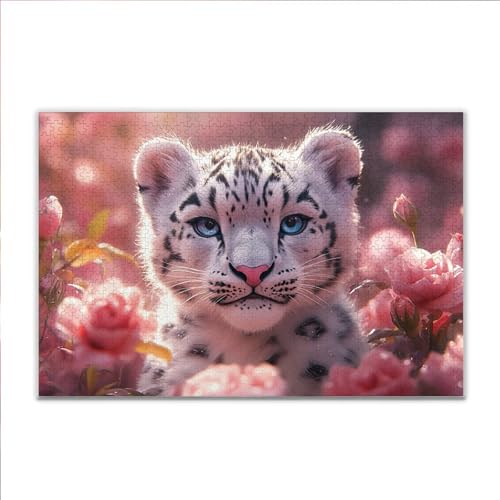 Puzzle 1000 Teile Leopard Blume Puzzle Erwachsene Anspruchsvoll, Klassische Holzpuzzle Erwachsene, Puzzlespiele für Die Ganze Familie, Wooden Jigsaw Puzzel ab 14 Jahre für Junge Mädchen Geschenke Y-7 Puzzle 1000 Teile Leopard Blume Puzzle Erwachsene Anspruchsvoll, Klassische Holzpuzzle Erwachsene, Puzzlespiele für Die Ganze Familie, Wooden Jigsaw Puzzel ab 14 Jahre für Junge Mädchen Geschenke Y-7 von JIANFREY