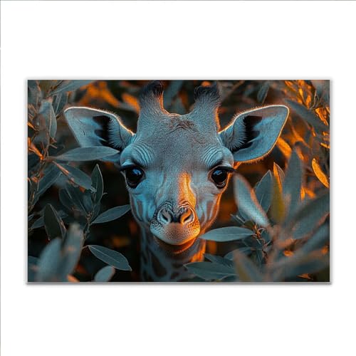 Puzzle 1000 Teile REH Tier Puzzle Erwachsene Anspruchsvoll, Klassische Holzpuzzle Erwachsene, Puzzlespiele für Die Ganze Familie, Wooden Jigsaw Puzzel ab 14 Jahre für Junge Mädchen für Geschenke Q-1 von JIANFREY