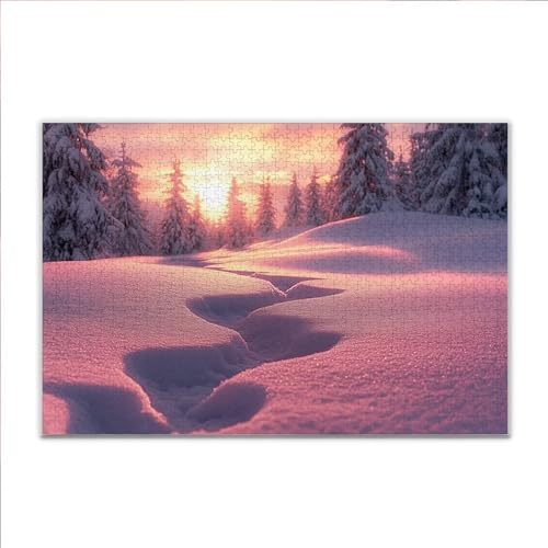 Puzzle 1000 Teile Schnee Winter Puzzle Erwachsene Anspruchsvoll, Klassische Holzpuzzle Erwachsene, Puzzlespiele für Die Ganze Familie, Wooden Jigsaw Puzzel ab 14 Jahre für Junge Mädchen Geschenke T-21 Puzzle 1000 Teile Schnee Winter Puzzle Erwachsene Anspruchsvoll, Klassische Holzpuzzle Erwachsene, Puzzlespiele für Die Ganze Familie, Wooden Jigsaw Puzzel ab 14 Jahre für Junge Mädchen Geschenke T-21 von JIANFREY