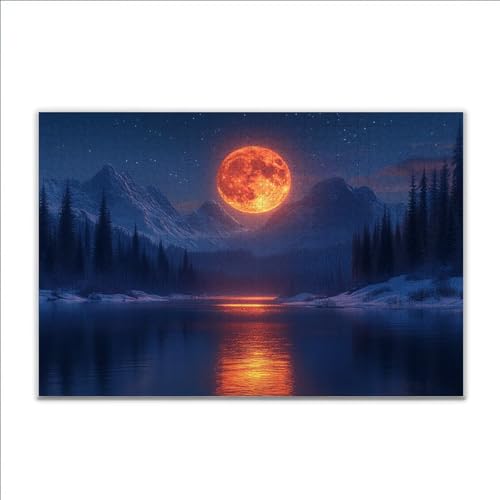 Puzzle 1000 Teile Sonnenuntergang Landschaft Puzzle Erwachsene Anspruchsvoll, Klassische Holzpuzzle Erwachsene, Puzzlespiele für Die Ganze Familie, Jigsaw Puzzel ab 14 Jahre für Junge Mädchen Q-8 Puzzle 1000 Teile Sonnenuntergang Landschaft Puzzle Erwachsene Anspruchsvoll, Klassische Holzpuzzle Erwachsene, Puzzlespiele für Die Ganze Familie, Jigsaw Puzzel ab 14 Jahre für Junge Mädchen Q-8 von JIANFREY