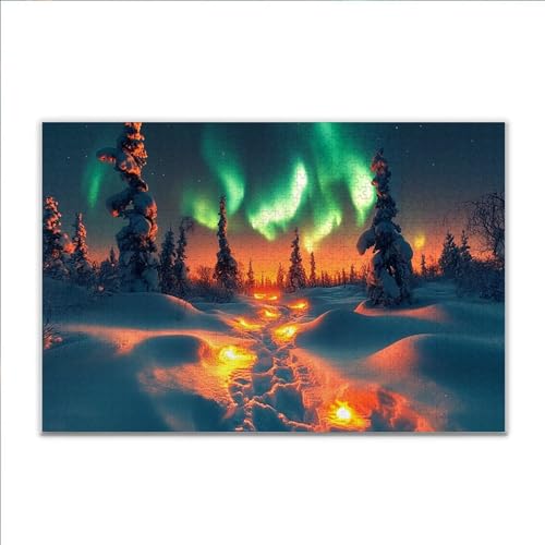 Puzzle 2000 Teile Aurora Landschaft Puzzle Erwachsene Anspruchsvoll, Klassische Holzpuzzle Erwachsene, Puzzlespiele für Die Ganze Familie, Jigsaw Puzzel ab 14 Jahre für Junge Mädchen Geschenke X-4 Puzzle 2000 Teile Aurora Landschaft Puzzle Erwachsene Anspruchsvoll, Klassische Holzpuzzle Erwachsene, Puzzlespiele für Die Ganze Familie, Jigsaw Puzzel ab 14 Jahre für Junge Mädchen Geschenke X-4 von JIANFREY