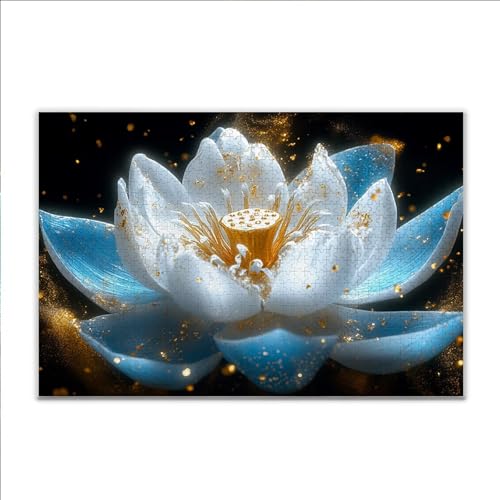 Puzzle 2000 Teile Blume Lotus Puzzle Erwachsene Anspruchsvoll, Klassische Holzpuzzle Erwachsene, Puzzlespiele für Die Ganze Familie, Wooden Jigsaw Puzzel ab 14 Jahre für Junge Mädchen Geschenke Y-71 von JIANFREY