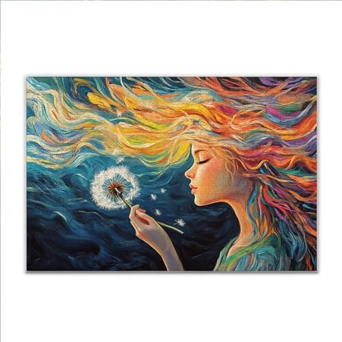 Puzzle 2000 Teile Karikatur Mädchen Puzzle Erwachsene Anspruchsvoll, Klassische Holzpuzzle Erwachsene, Puzzlespiele für Die Ganze Familie, Jigsaw Puzzel ab 14 Jahre für Junge Mädchen Geschenke V-31 von JIANFREY