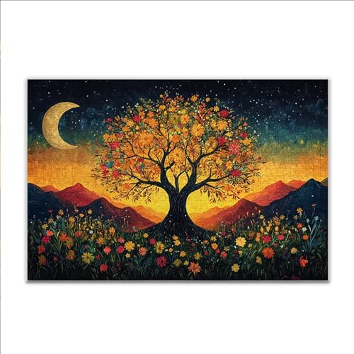 Puzzle 2000 Teile Mond Baum Puzzle Erwachsene Anspruchsvoll, Klassische Holzpuzzle Erwachsene, Puzzlespiele für Die Ganze Familie, Wooden Jigsaw Puzzel ab 14 Jahre für Junge Mädchen für Geschenke K-3 Puzzle 2000 Teile Mond Baum Puzzle Erwachsene Anspruchsvoll, Klassische Holzpuzzle Erwachsene, Puzzlespiele für Die Ganze Familie, Wooden Jigsaw Puzzel ab 14 Jahre für Junge Mädchen für Geschenke K-3 von JIANFREY