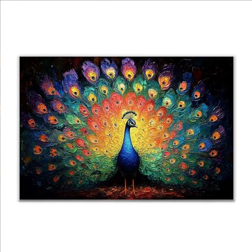 Puzzle 2000 Teile Pfau Tier Puzzle Erwachsene Anspruchsvoll, Klassische Holzpuzzle Erwachsene, Puzzlespiele für Die Ganze Familie, Wooden Jigsaw Puzzel ab 14 Jahre für Junge Mädchen für Geschenke R-1 von JIANFREY