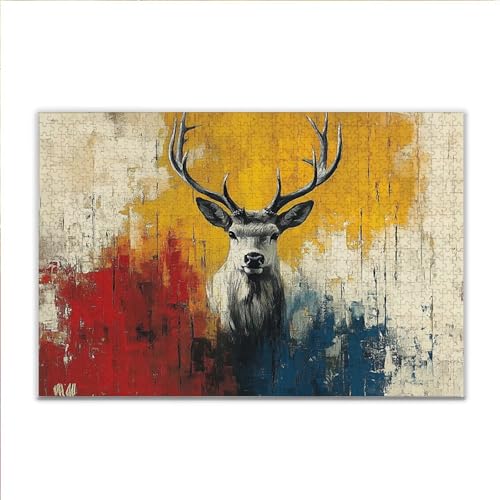 Puzzle 2000 Teile REH Bunt Puzzle Erwachsene Anspruchsvoll, Klassische Holzpuzzle Erwachsene, Puzzlespiele für Die Ganze Familie, Wooden Jigsaw Puzzel ab 14 Jahre für Junge Mädchen für Geschenke G-2 Puzzle 2000 Teile REH Bunt Puzzle Erwachsene Anspruchsvoll, Klassische Holzpuzzle Erwachsene, Puzzlespiele für Die Ganze Familie, Wooden Jigsaw Puzzel ab 14 Jahre für Junge Mädchen für Geschenke G-2 von JIANFREY