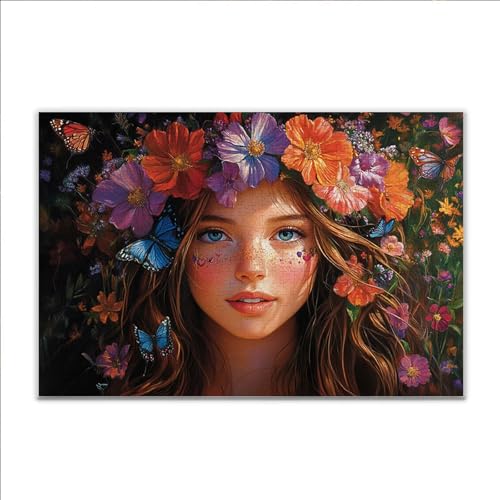 Puzzle 300 Teile Frau Blume Puzzle Erwachsene Anspruchsvoll, Klassische Holzpuzzle Erwachsene, Puzzlespiele für Die Ganze Familie, Wooden Jigsaw Puzzel ab 14 Jahre für Junge Mädchen für Geschenke X-3 Puzzle 300 Teile Frau Blume Puzzle Erwachsene Anspruchsvoll, Klassische Holzpuzzle Erwachsene, Puzzlespiele für Die Ganze Familie, Wooden Jigsaw Puzzel ab 14 Jahre für Junge Mädchen für Geschenke X-3 von JIANFREY