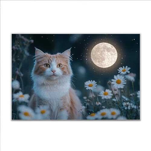 Puzzle 300 Teile Katze Blume Puzzle Erwachsene Anspruchsvoll, Klassische Holzpuzzle Erwachsene, Puzzlespiele für Die Ganze Familie, Wooden Jigsaw Puzzel ab 14 Jahre für Junge Mädchen für Geschenke T71 Puzzle 300 Teile Katze Blume Puzzle Erwachsene Anspruchsvoll, Klassische Holzpuzzle Erwachsene, Puzzlespiele für Die Ganze Familie, Wooden Jigsaw Puzzel ab 14 Jahre für Junge Mädchen für Geschenke T71 von JIANFREY