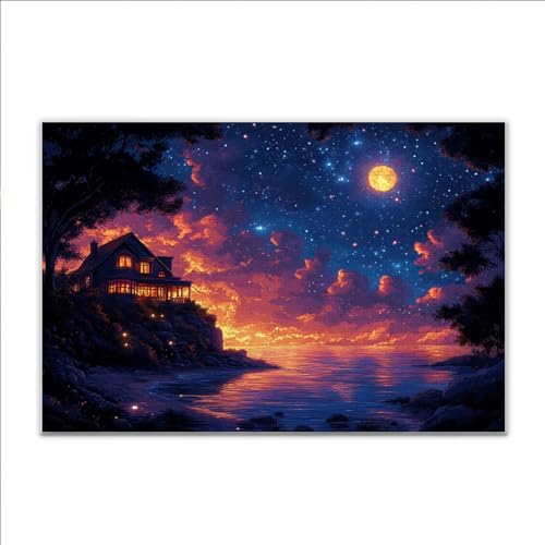 Puzzle 300 Teile Sonnenuntergang Landschaft Puzzle Erwachsene Anspruchsvoll, Klassische Holzpuzzle Erwachsene, Puzzlespiele für Die Ganze Familie, Jigsaw Puzzel ab 14 Jahre für Junge Mädchen V-6 Puzzle 300 Teile Sonnenuntergang Landschaft Puzzle Erwachsene Anspruchsvoll, Klassische Holzpuzzle Erwachsene, Puzzlespiele für Die Ganze Familie, Jigsaw Puzzel ab 14 Jahre für Junge Mädchen V-6 von JIANFREY