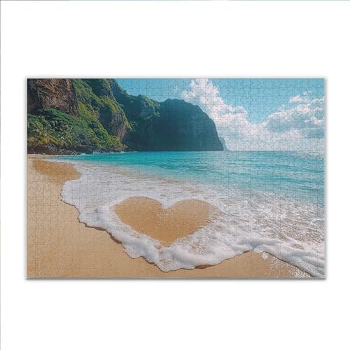 Puzzle 300 Teile Strand Liebe Puzzle Erwachsene Anspruchsvoll, Klassische Holzpuzzle Erwachsene, Puzzlespiele für Die Ganze Familie, Wooden Jigsaw Puzzel ab 14 Jahre für Junge Mädchen Geschenke K-0 Puzzle 300 Teile Strand Liebe Puzzle Erwachsene Anspruchsvoll, Klassische Holzpuzzle Erwachsene, Puzzlespiele für Die Ganze Familie, Wooden Jigsaw Puzzel ab 14 Jahre für Junge Mädchen Geschenke K-0 von JIANFREY