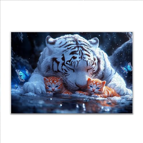 Puzzle 300 Teile Tiger Tier Puzzle Erwachsene Anspruchsvoll, Klassische Holzpuzzle Erwachsene, Puzzlespiele für Die Ganze Familie, Wooden Jigsaw Puzzel ab 14 Jahre für Junge Mädchen für Geschenke F-2 Puzzle 300 Teile Tiger Tier Puzzle Erwachsene Anspruchsvoll, Klassische Holzpuzzle Erwachsene, Puzzlespiele für Die Ganze Familie, Wooden Jigsaw Puzzel ab 14 Jahre für Junge Mädchen für Geschenke F-2 von JIANFREY
