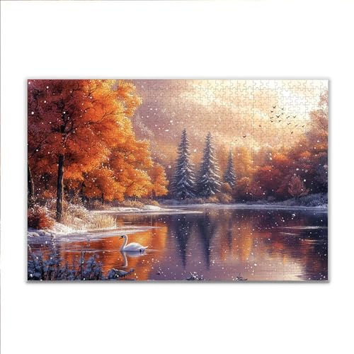 Puzzle 300 Teile Winter Landschaft Puzzle Erwachsene Anspruchsvoll, Klassische Holzpuzzle Erwachsene, Puzzlespiele für Die Ganze Familie, Jigsaw Puzzel ab 14 Jahre für Junge Mädchen Geschenke Y-5 Puzzle 300 Teile Winter Landschaft Puzzle Erwachsene Anspruchsvoll, Klassische Holzpuzzle Erwachsene, Puzzlespiele für Die Ganze Familie, Jigsaw Puzzel ab 14 Jahre für Junge Mädchen Geschenke Y-5 von JIANFREY