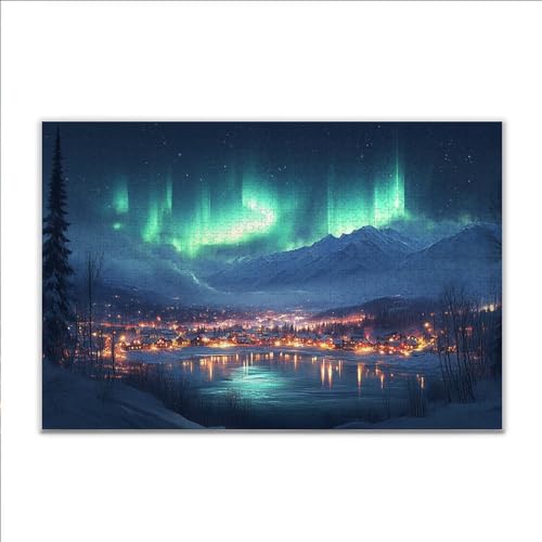 Puzzle 4000 Teile Aurora Landschaft Puzzle Erwachsene Anspruchsvoll, Klassische Holzpuzzle Erwachsene, Puzzlespiele für Die Ganze Familie, Jigsaw Puzzel ab 14 Jahre für Junge Mädchen Geschenke F-2 Puzzle 4000 Teile Aurora Landschaft Puzzle Erwachsene Anspruchsvoll, Klassische Holzpuzzle Erwachsene, Puzzlespiele für Die Ganze Familie, Jigsaw Puzzel ab 14 Jahre für Junge Mädchen Geschenke F-2 von JIANFREY