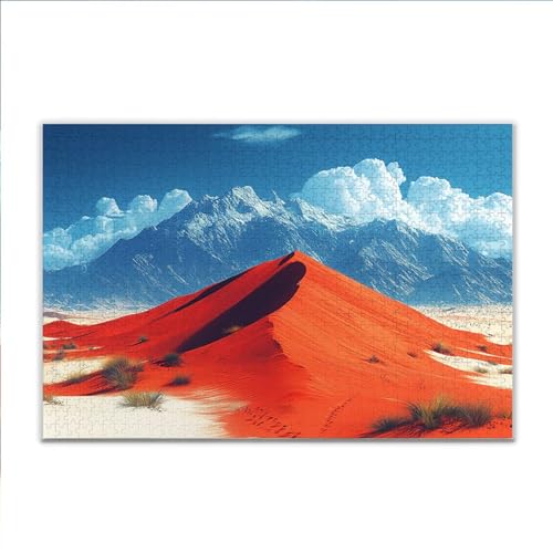 Puzzle 4000 Teile Gebirge Landschaft Puzzle Erwachsene Anspruchsvoll, Klassische Holzpuzzle Erwachsene, Puzzlespiele für Die Ganze Familie, Jigsaw Puzzel ab 14 Jahre für Junge Mädchen Geschenke F-9 von JIANFREY