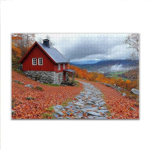 Puzzle 4000 Teile Landschaft Frühling Puzzle Erwachsene Anspruchsvoll, Klassische Holzpuzzle Erwachsene, Puzzlespiele für Die Ganze Familie, Wooden Jigsaw Puzzel ab 14 Jahre für Junge Mädchen O-3 von JIANFREY
