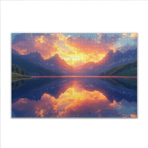 Puzzle 4000 Teile Landschaft Sonnenuntergang Puzzle Erwachsene Anspruchsvoll, Klassische Holzpuzzle Erwachsene, Puzzlespiele für Die Ganze Familie, Jigsaw Puzzel ab 14 Jahre für Junge Mädchen E-4 Puzzle 4000 Teile Landschaft Sonnenuntergang Puzzle Erwachsene Anspruchsvoll, Klassische Holzpuzzle Erwachsene, Puzzlespiele für Die Ganze Familie, Jigsaw Puzzel ab 14 Jahre für Junge Mädchen E-4 von JIANFREY