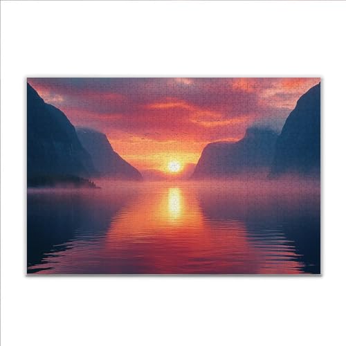 Puzzle 4000 Teile Landschaft Sonnenuntergang Puzzle Erwachsene Anspruchsvoll, Klassische Holzpuzzle Erwachsene, Puzzlespiele für Die Ganze Familie, Jigsaw Puzzel ab 14 Jahre für Junge Mädchen U-8 Puzzle 4000 Teile Landschaft Sonnenuntergang Puzzle Erwachsene Anspruchsvoll, Klassische Holzpuzzle Erwachsene, Puzzlespiele für Die Ganze Familie, Jigsaw Puzzel ab 14 Jahre für Junge Mädchen U-8 von JIANFREY