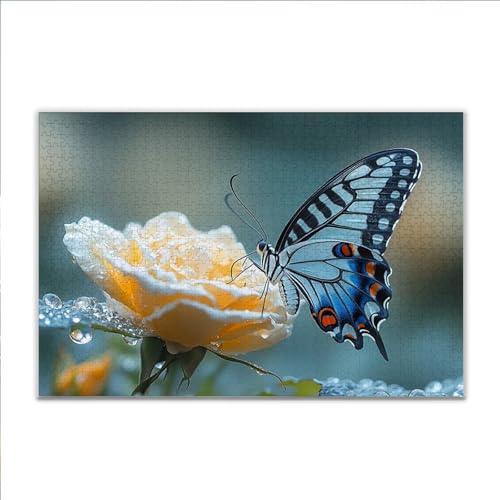 Puzzle 4000 Teile Schmetterling Blume Puzzle Erwachsene Anspruchsvoll, Klassische Holzpuzzle Erwachsene, Puzzlespiele für Die Ganze Familie, Wooden Jigsaw Puzzel ab 14 Jahre für Junge Mädchen D-2 Puzzle 4000 Teile Schmetterling Blume Puzzle Erwachsene Anspruchsvoll, Klassische Holzpuzzle Erwachsene, Puzzlespiele für Die Ganze Familie, Wooden Jigsaw Puzzel ab 14 Jahre für Junge Mädchen D-2 von JIANFREY