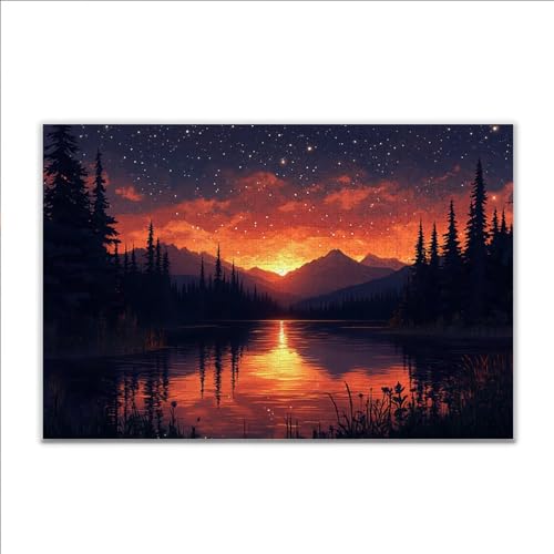 Puzzle 4000 Teile Sonnenuntergang Landschaft Puzzle Erwachsene Anspruchsvoll, Klassische Holzpuzzle Erwachsene, Puzzlespiele für Die Ganze Familie, Jigsaw Puzzel ab 14 Jahre für Junge Mädchen P-4 Puzzle 4000 Teile Sonnenuntergang Landschaft Puzzle Erwachsene Anspruchsvoll, Klassische Holzpuzzle Erwachsene, Puzzlespiele für Die Ganze Familie, Jigsaw Puzzel ab 14 Jahre für Junge Mädchen P-4 von JIANFREY