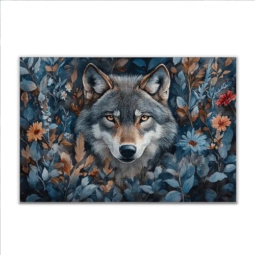 Puzzle 4000 Teile Tier Wolf Puzzle Erwachsene Anspruchsvoll, Klassische Holzpuzzle Erwachsene, Puzzlespiele für Die Ganze Familie, Wooden Jigsaw Puzzel ab 14 Jahre für Junge Mädchen für Geschenke N-6 Puzzle 4000 Teile Tier Wolf Puzzle Erwachsene Anspruchsvoll, Klassische Holzpuzzle Erwachsene, Puzzlespiele für Die Ganze Familie, Wooden Jigsaw Puzzel ab 14 Jahre für Junge Mädchen für Geschenke N-6 von JIANFREY