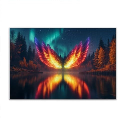 Puzzle Aurora Engel Klassische Puzzle 200 Teile Erwachsene, Holzpuzzle Erwachsene Anspruchsvoll, 2025 Impossible Puzzel Kunst Lernspiel, Schwer DIY Wooden Jigsaw Set Ostern Geschenk Wohnkultur F-4 Puzzle Aurora Engel Klassische Puzzle 200 Teile Erwachsene, Holzpuzzle Erwachsene Anspruchsvoll, 2025 Impossible Puzzel Kunst Lernspiel, Schwer DIY Wooden Jigsaw Set Ostern Geschenk Wohnkultur F-4 von JIANFREY
