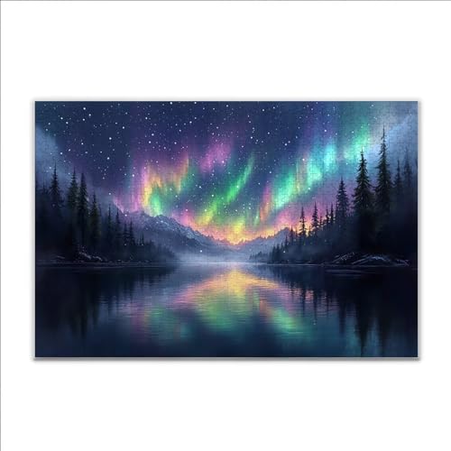 Puzzle Aurora Fantasie Klassische Puzzle 200 Teile Erwachsene, Holzpuzzle Erwachsene Anspruchsvoll, 2025 Impossible Puzzel Kunst Lernspiel, Schwer DIY Wooden Jigsaw Set Ostern Geschenk Wohnkultur F-3 Puzzle Aurora Fantasie Klassische Puzzle 200 Teile Erwachsene, Holzpuzzle Erwachsene Anspruchsvoll, 2025 Impossible Puzzel Kunst Lernspiel, Schwer DIY Wooden Jigsaw Set Ostern Geschenk Wohnkultur F-3 von JIANFREY