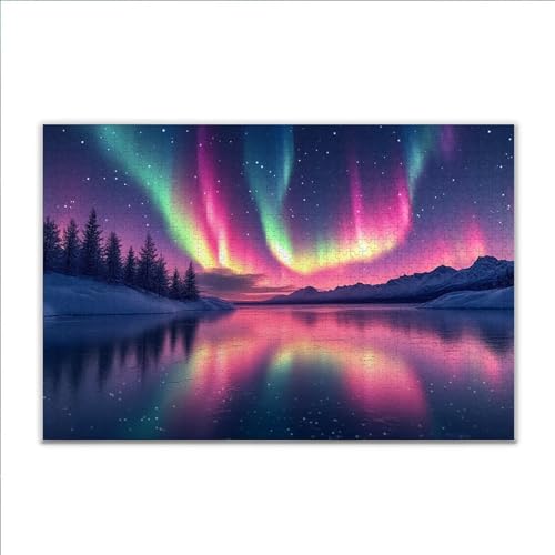 Puzzle Aurora Landschaft Klassische Puzzle 3000 Teile Erwachsene, Holzpuzzle Erwachsene Anspruchsvoll, 2025 Impossible Puzzel Kunst Lernspiel, Schwer Wooden Jigsaw Set Ostern Geschenk Wohnkultur N-7 Puzzle Aurora Landschaft Klassische Puzzle 3000 Teile Erwachsene, Holzpuzzle Erwachsene Anspruchsvoll, 2025 Impossible Puzzel Kunst Lernspiel, Schwer Wooden Jigsaw Set Ostern Geschenk Wohnkultur N-7 von JIANFREY