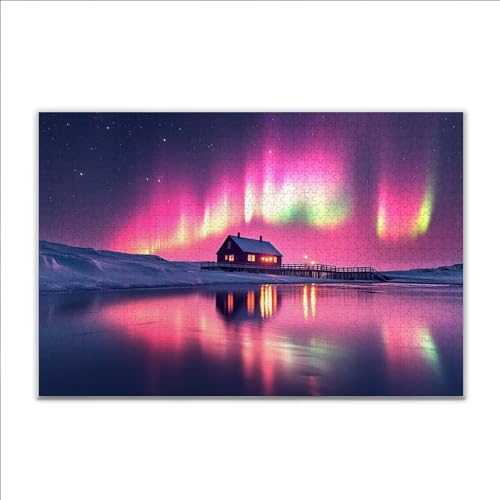 Puzzle Aurora Landschaft Klassische Puzzle 3000 Teile Erwachsene, Holzpuzzle Erwachsene Anspruchsvoll, 2025 Impossible Puzzel Kunst Lernspiel, Schwer Wooden Jigsaw Set Ostern Geschenk Wohnkultur Q-6 Puzzle Aurora Landschaft Klassische Puzzle 3000 Teile Erwachsene, Holzpuzzle Erwachsene Anspruchsvoll, 2025 Impossible Puzzel Kunst Lernspiel, Schwer Wooden Jigsaw Set Ostern Geschenk Wohnkultur Q-6 von JIANFREY