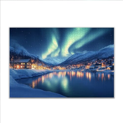 Puzzle Aurora Landschaft Klassische Puzzle 3000 Teile Erwachsene, Holzpuzzle Erwachsene Anspruchsvoll, 2025 Impossible Puzzel Kunst Lernspiel, Schwer Wooden Jigsaw Set Ostern Geschenk Wohnkultur S-5 Puzzle Aurora Landschaft Klassische Puzzle 3000 Teile Erwachsene, Holzpuzzle Erwachsene Anspruchsvoll, 2025 Impossible Puzzel Kunst Lernspiel, Schwer Wooden Jigsaw Set Ostern Geschenk Wohnkultur S-5 von JIANFREY