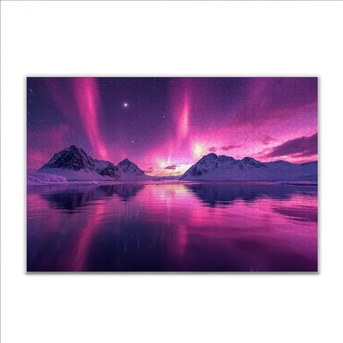 Puzzle Aurora Landschaft Klassische Puzzle 3000 Teile Erwachsene, Holzpuzzle Erwachsene Anspruchsvoll, 2025 Impossible Puzzel Kunst Lernspiel, Schwer Wooden Jigsaw Set Ostern Geschenk Wohnkultur Y-1 Puzzle Aurora Landschaft Klassische Puzzle 3000 Teile Erwachsene, Holzpuzzle Erwachsene Anspruchsvoll, 2025 Impossible Puzzel Kunst Lernspiel, Schwer Wooden Jigsaw Set Ostern Geschenk Wohnkultur Y-1 von JIANFREY