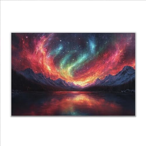 Puzzle Aurora Landschaft Klassische Puzzle 5000 Teile Erwachsene, Holzpuzzle Erwachsene Anspruchsvoll, 2025 Impossible Puzzel Kunst Lernspiel, Schwer Wooden Jigsaw Set Ostern Geschenk Wohnkultur A-3 Puzzle Aurora Landschaft Klassische Puzzle 5000 Teile Erwachsene, Holzpuzzle Erwachsene Anspruchsvoll, 2025 Impossible Puzzel Kunst Lernspiel, Schwer Wooden Jigsaw Set Ostern Geschenk Wohnkultur A-3 von JIANFREY