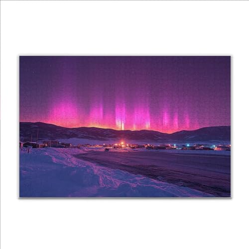 Puzzle Aurora Landschaft Klassische Puzzle 5000 Teile Erwachsene, Holzpuzzle Erwachsene Anspruchsvoll, 2025 Impossible Puzzel Kunst Lernspiel, Schwer Wooden Jigsaw Set Ostern Geschenk Wohnkultur H-6 Puzzle Aurora Landschaft Klassische Puzzle 5000 Teile Erwachsene, Holzpuzzle Erwachsene Anspruchsvoll, 2025 Impossible Puzzel Kunst Lernspiel, Schwer Wooden Jigsaw Set Ostern Geschenk Wohnkultur H-6 von JIANFREY