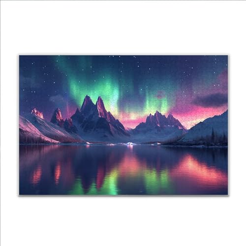 Puzzle Aurora Landschaft Klassische Puzzle 5000 Teile Erwachsene, Holzpuzzle Erwachsene Anspruchsvoll, 2025 Impossible Puzzel Kunst Lernspiel, Schwer Wooden Jigsaw Set Ostern Geschenk Wohnkultur W-7 Puzzle Aurora Landschaft Klassische Puzzle 5000 Teile Erwachsene, Holzpuzzle Erwachsene Anspruchsvoll, 2025 Impossible Puzzel Kunst Lernspiel, Schwer Wooden Jigsaw Set Ostern Geschenk Wohnkultur W-7 von JIANFREY