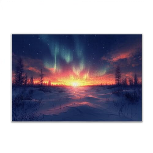 Puzzle Aurora Winter Klassische Puzzle 3000 Teile Erwachsene, Holzpuzzle Erwachsene Anspruchsvoll, 2025 Impossible Puzzel Kunst Lernspiel, Schwer DIY Wooden Jigsaw Set Ostern Geschenk Wohnkultur A-2 Puzzle Aurora Winter Klassische Puzzle 3000 Teile Erwachsene, Holzpuzzle Erwachsene Anspruchsvoll, 2025 Impossible Puzzel Kunst Lernspiel, Schwer DIY Wooden Jigsaw Set Ostern Geschenk Wohnkultur A-2 von JIANFREY