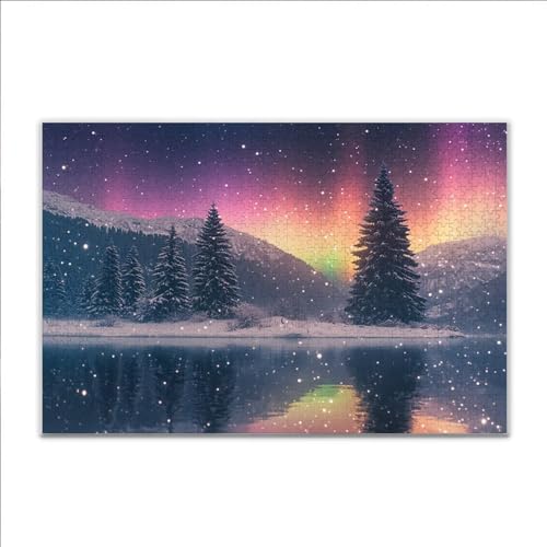 Puzzle Aurora Winter Klassische Puzzle 5000 Teile Erwachsene, Holzpuzzle Erwachsene Anspruchsvoll, 2025 Impossible Puzzel Kunst Lernspiel, Schwer DIY Wooden Jigsaw Set Ostern Geschenk Wohnkultur L-61 Puzzle Aurora Winter Klassische Puzzle 5000 Teile Erwachsene, Holzpuzzle Erwachsene Anspruchsvoll, 2025 Impossible Puzzel Kunst Lernspiel, Schwer DIY Wooden Jigsaw Set Ostern Geschenk Wohnkultur L-61 von JIANFREY