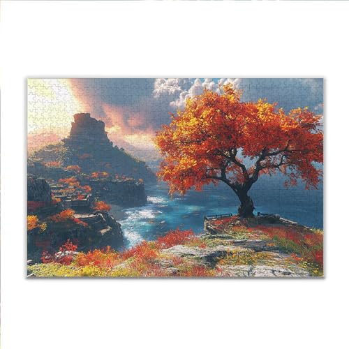 Puzzle Baum Landschaft Klassische Puzzle 500 Teile Erwachsene, Holzpuzzle Erwachsene Anspruchsvoll, 2025 Impossible Puzzel Kunst Lernspiel, Schwer DIY Wooden Jigsaw Set Ostern Geschenk Wohnkultur L-2 Puzzle Baum Landschaft Klassische Puzzle 500 Teile Erwachsene, Holzpuzzle Erwachsene Anspruchsvoll, 2025 Impossible Puzzel Kunst Lernspiel, Schwer DIY Wooden Jigsaw Set Ostern Geschenk Wohnkultur L-2 von JIANFREY