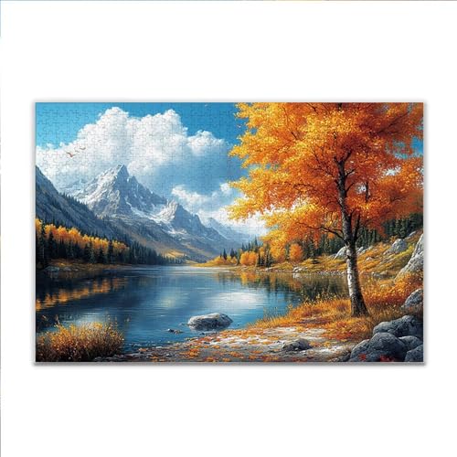 Puzzle Berg Herbst Klassische Puzzle 3000 Teile Erwachsene, Holzpuzzle Erwachsene Anspruchsvoll, 2025 Impossible Puzzel Kunst Lernspiel, Schwer DIY Wooden Jigsaw Set Ostern Geschenk Wohnkultur B-4 Puzzle Berg Herbst Klassische Puzzle 3000 Teile Erwachsene, Holzpuzzle Erwachsene Anspruchsvoll, 2025 Impossible Puzzel Kunst Lernspiel, Schwer DIY Wooden Jigsaw Set Ostern Geschenk Wohnkultur B-4 von JIANFREY