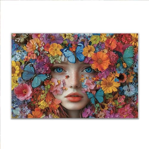 Puzzle Blume Frau Klassische Puzzle 5000 Teile Erwachsene, Holzpuzzle Erwachsene Anspruchsvoll, 2025 Impossible Puzzel Kunst Lernspiel, Schwer DIY Wooden Jigsaw Set Ostern Geschenk Wohnkultur N-51 Puzzle Blume Frau Klassische Puzzle 5000 Teile Erwachsene, Holzpuzzle Erwachsene Anspruchsvoll, 2025 Impossible Puzzel Kunst Lernspiel, Schwer DIY Wooden Jigsaw Set Ostern Geschenk Wohnkultur N-51 von JIANFREY