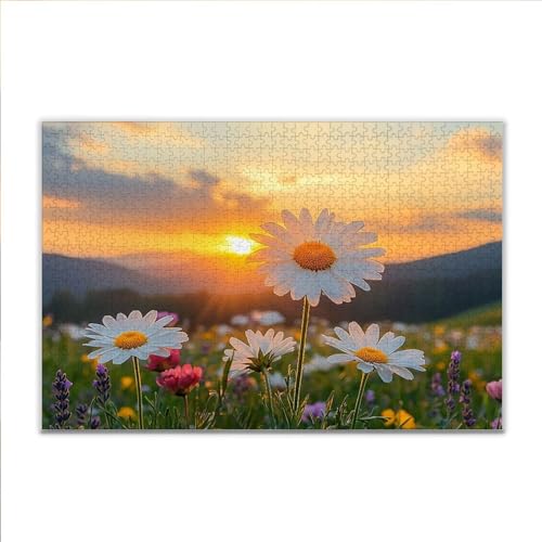 Puzzle Blume Gänseblümchen Klassische Puzzle 500 Teile Erwachsene, Holzpuzzle Erwachsene Anspruchsvoll, 2025 Impossible Puzzel Kunst Lernspiel, Schwer Wooden Jigsaw Set Ostern Geschenk Wohnkultur J-4 Puzzle Blume Gänseblümchen Klassische Puzzle 500 Teile Erwachsene, Holzpuzzle Erwachsene Anspruchsvoll, 2025 Impossible Puzzel Kunst Lernspiel, Schwer Wooden Jigsaw Set Ostern Geschenk Wohnkultur J-4 von JIANFREY