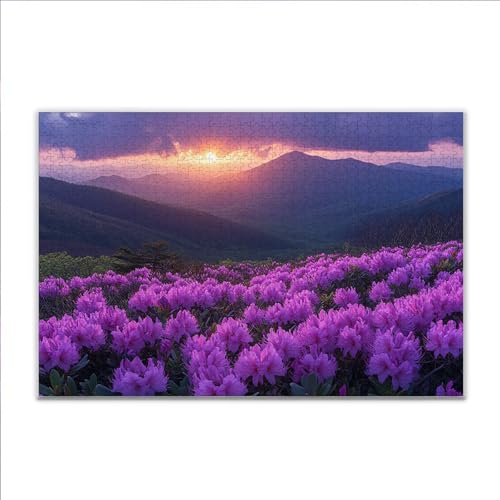 Puzzle Blume Sonnenuntergang Klassische Puzzle 500 Teile Erwachsene, Holzpuzzle Erwachsene Anspruchsvoll, Impossible Puzzel Kunst Lernspiel, Schwer Wooden Jigsaw Set Ostern Geschenk Wohnkultur W-1 Puzzle Blume Sonnenuntergang Klassische Puzzle 500 Teile Erwachsene, Holzpuzzle Erwachsene Anspruchsvoll, Impossible Puzzel Kunst Lernspiel, Schwer Wooden Jigsaw Set Ostern Geschenk Wohnkultur W-1 von JIANFREY