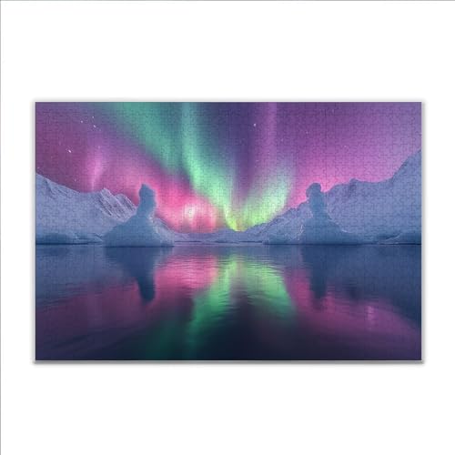 Puzzle Bunt Aurora Klassische Puzzle 3000 Teile Erwachsene, Holzpuzzle Erwachsene Anspruchsvoll, 2025 Impossible Puzzel Kunst Lernspiel, Schwer DIY Wooden Jigsaw Set Ostern Geschenk Wohnkultur H-1 Puzzle Bunt Aurora Klassische Puzzle 3000 Teile Erwachsene, Holzpuzzle Erwachsene Anspruchsvoll, 2025 Impossible Puzzel Kunst Lernspiel, Schwer DIY Wooden Jigsaw Set Ostern Geschenk Wohnkultur H-1 von JIANFREY