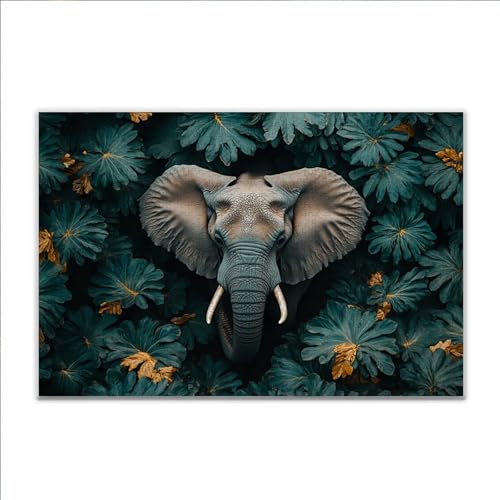 Puzzle Elefant Tier Klassische Puzzle 200 Teile Erwachsene, Holzpuzzle Erwachsene Anspruchsvoll, 2025 Impossible Puzzel Kunst Lernspiel, Schwer DIY Wooden Jigsaw Set Ostern Geschenk Wohnkultur B-0 von JIANFREY