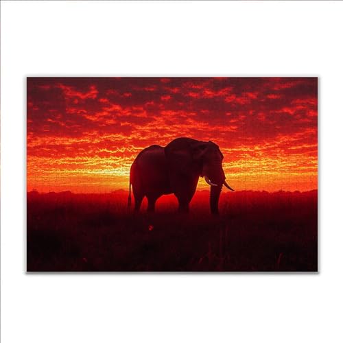 Puzzle Elefant Tier Klassische Puzzle 200 Teile Erwachsene, Holzpuzzle Erwachsene Anspruchsvoll, 2025 Impossible Puzzel Kunst Lernspiel, Schwer DIY Wooden Jigsaw Set Ostern Geschenk Wohnkultur B-4 von JIANFREY